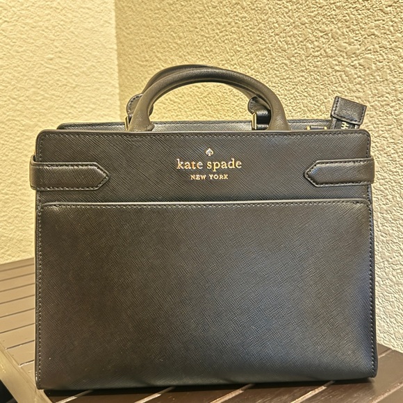 kate spade Handbags - Kate Spade Black Leather Crossbody Bag